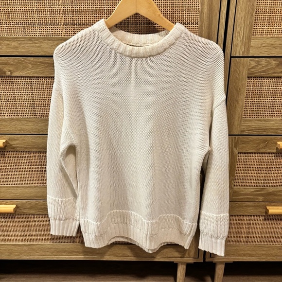Zara Sweaters - Zara Cream Knitwear Top